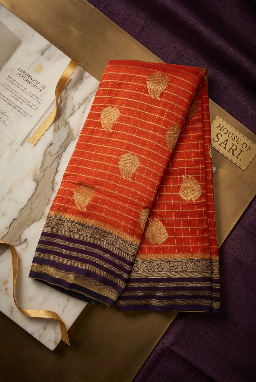 Georgette Double Zari Weaving Saree with Rich Contrast Pallu & Blouse