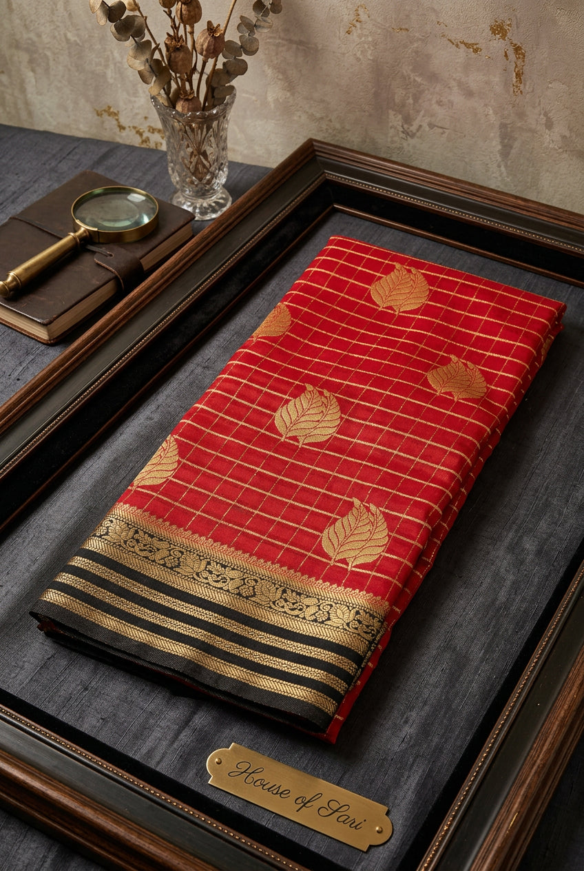 Georgette Double Zari Weaving Saree with Rich Contrast Pallu & Blouse