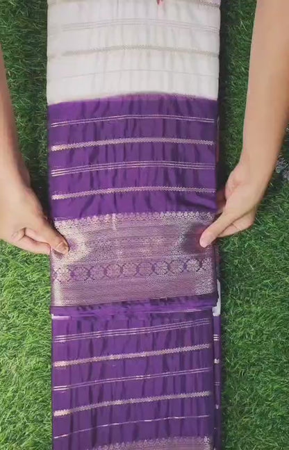 Kathakalli Premium Crepe Saree with Grand Bentex Border